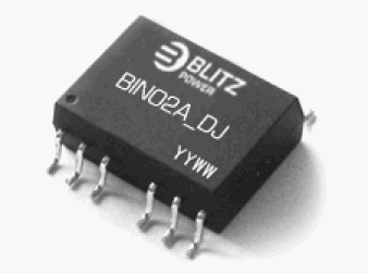BIN02A-1215DJ, 2 Вт нестабилизированные изолированные DC/DC преобразователи, узкий диапазон входного напряжения, два выхода